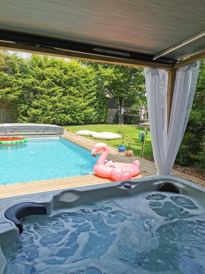 Villa Moya, Dependance Privee Piscine & Spa Châteauneuf-sur-Loire Exterior foto
