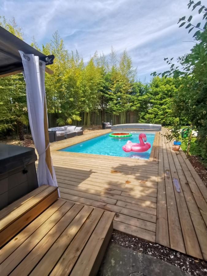 Villa Moya, Dependance Privee Piscine & Spa Châteauneuf-sur-Loire Exterior foto