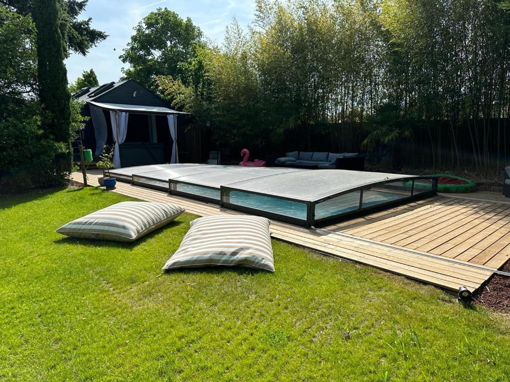 Villa Moya, Dependance Privee Piscine & Spa Châteauneuf-sur-Loire Exterior foto